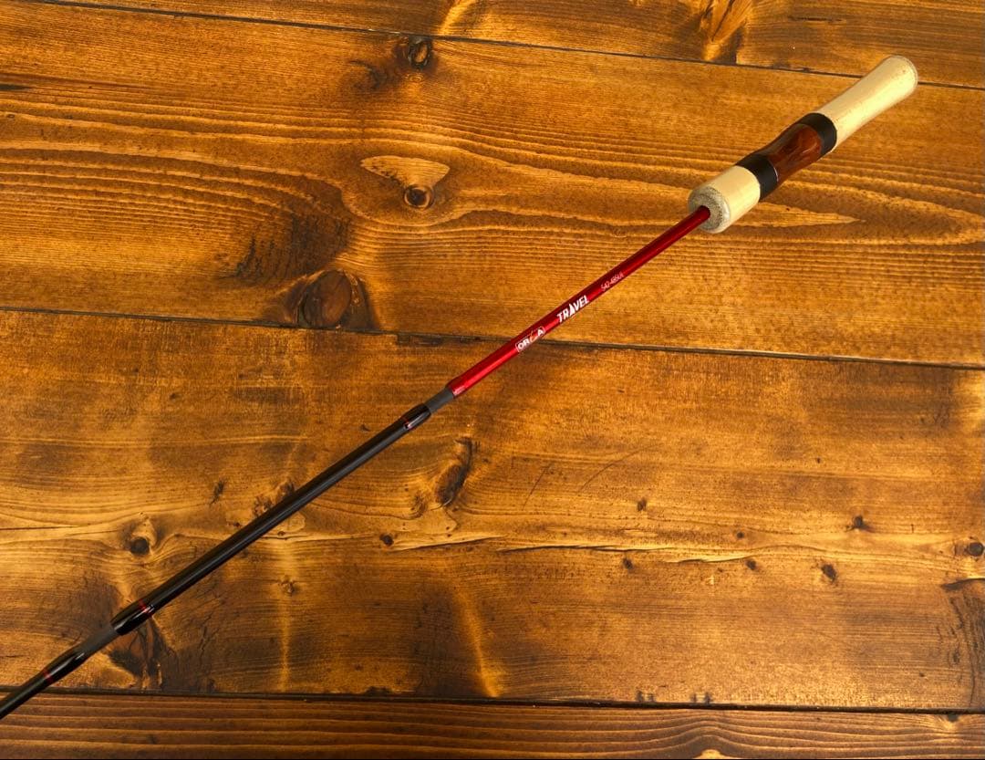 トラウトロッド　ウッド調　485UL 424UL スピニングロッド　パックロッド