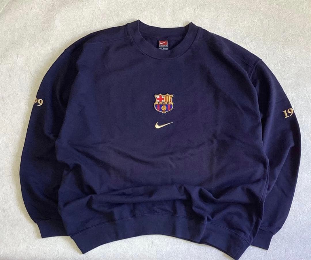 激レア【L】NIKE バルセロナ トレーナー スウェット 90s 00s
