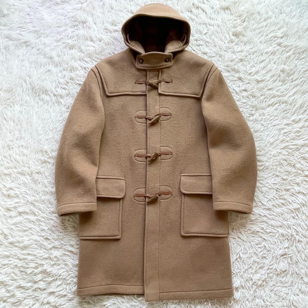 90-00s Lサイズ 英国製 グローバーオール 名作 ダッフルコート キャメル