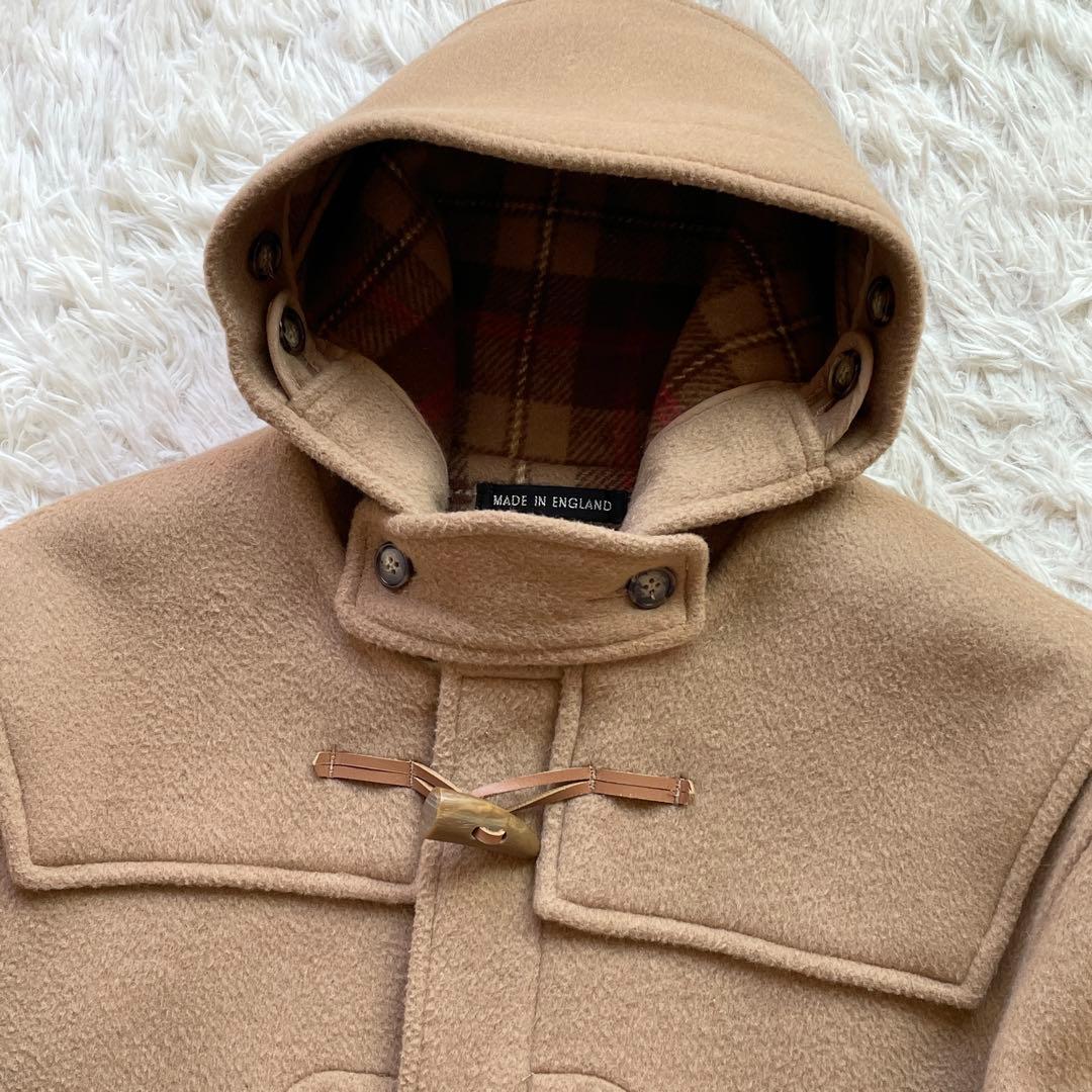 90-00s Lサイズ 英国製 グローバーオール 名作 ダッフルコート キャメル