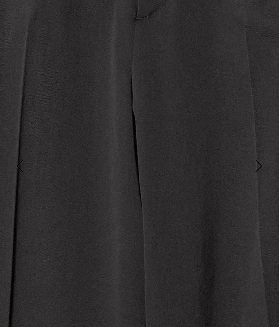 試着のみ【ROKU ロク】グレーカーブパンツ　34サイズ　日本製　今期