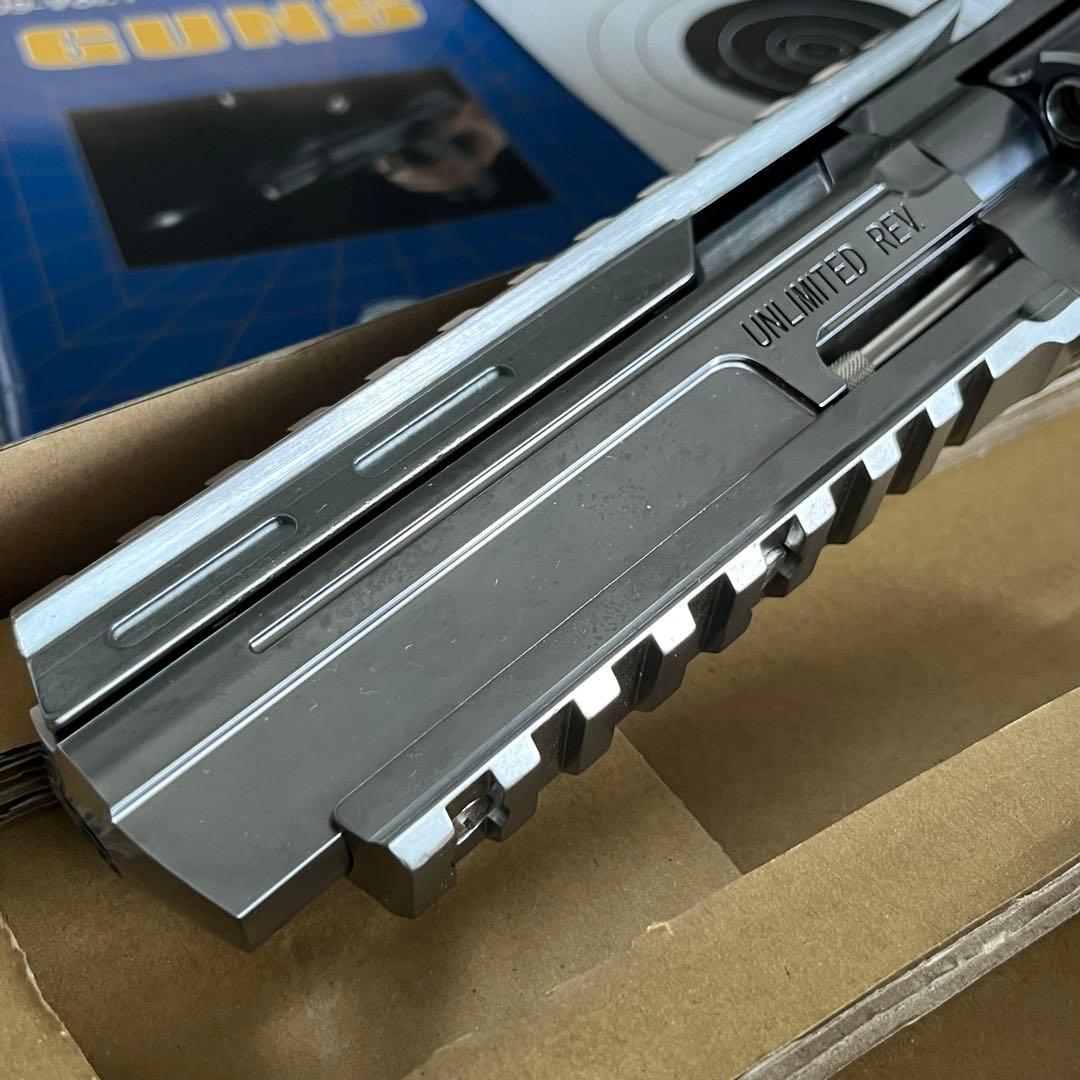 アンリミテッドリボルバー マキシエイト エアガン リアルエアーモデル 8mm