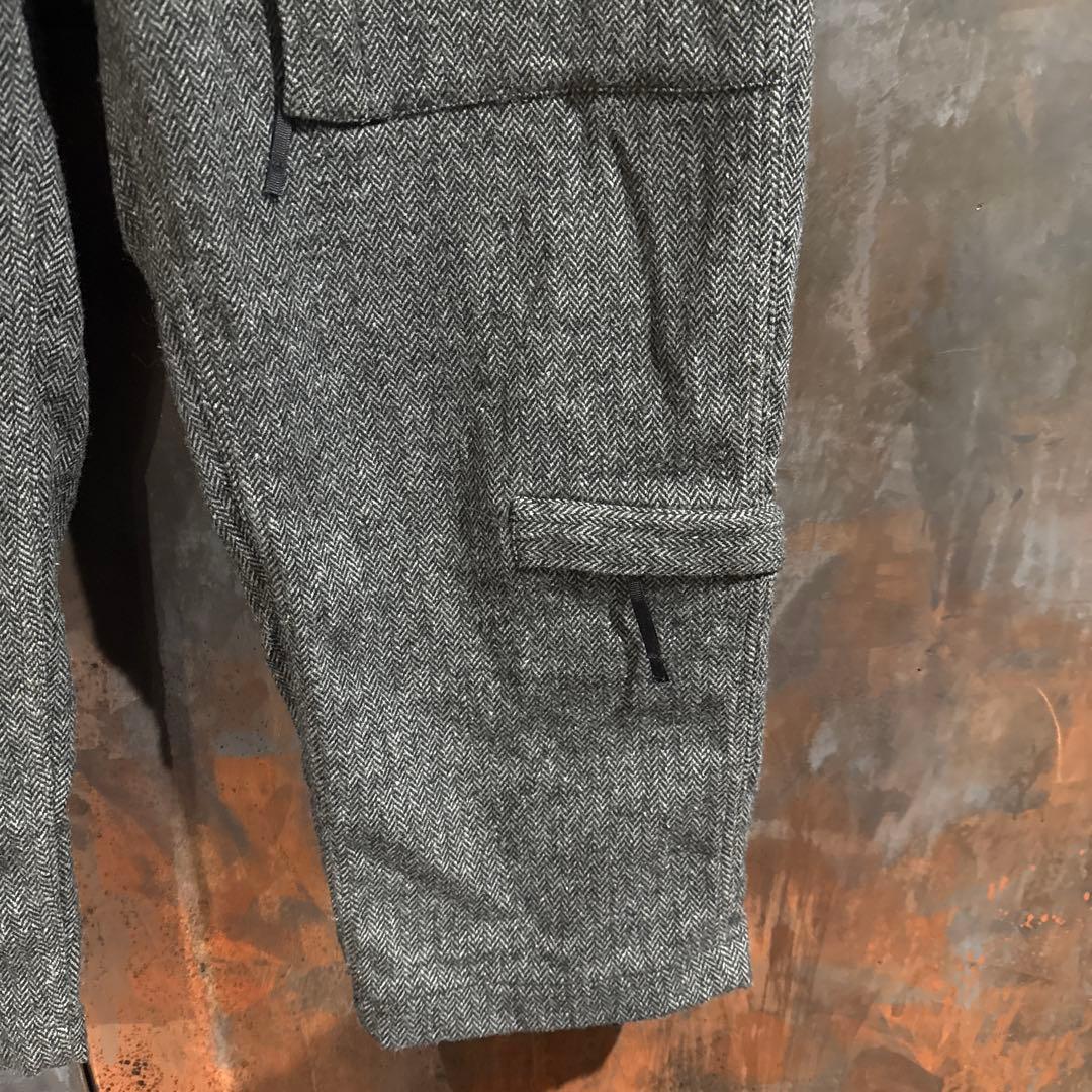 エンジニアドガーメンツ　ヘリンボーン　ウール　カーゴパンツ