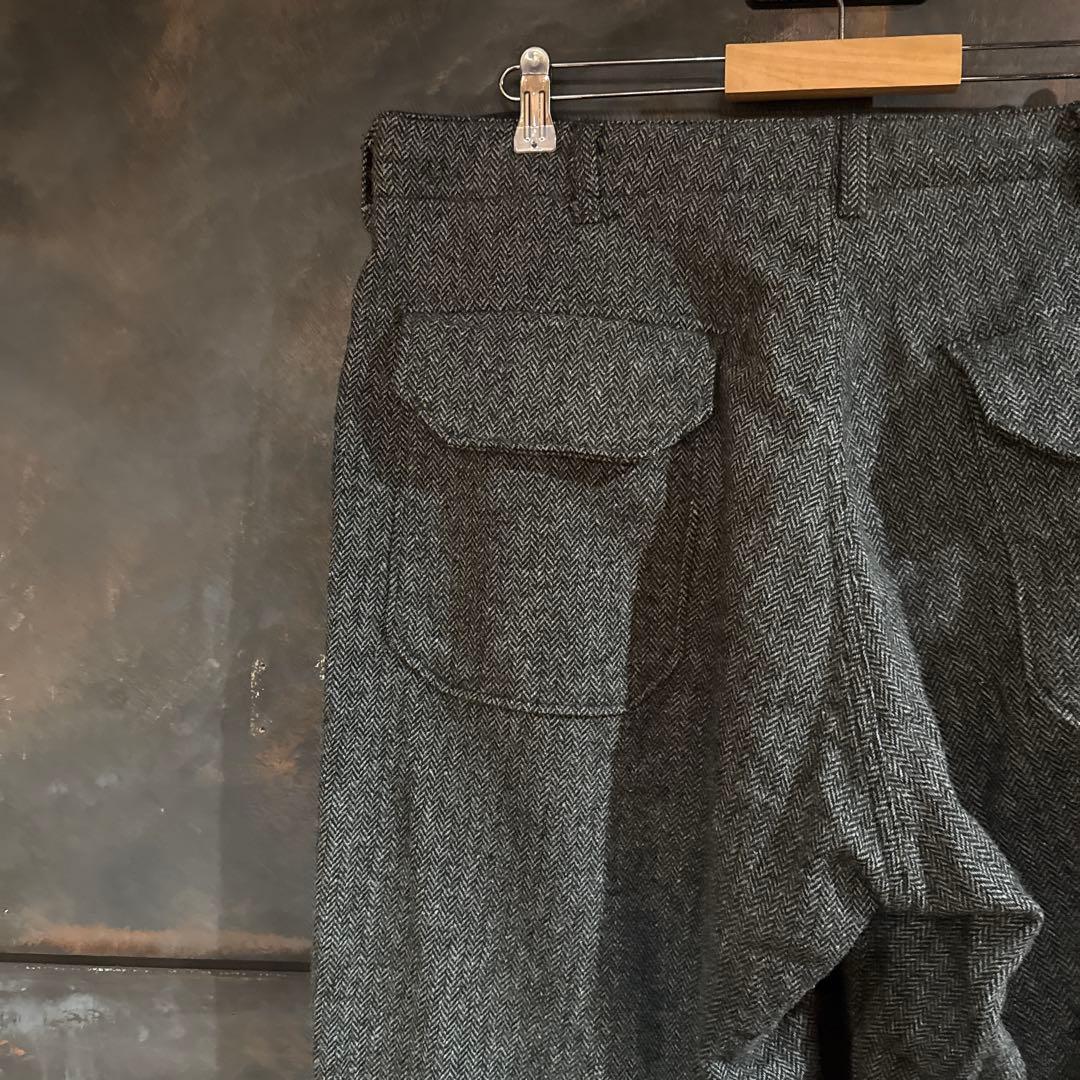 エンジニアドガーメンツ　ヘリンボーン　ウール　カーゴパンツ