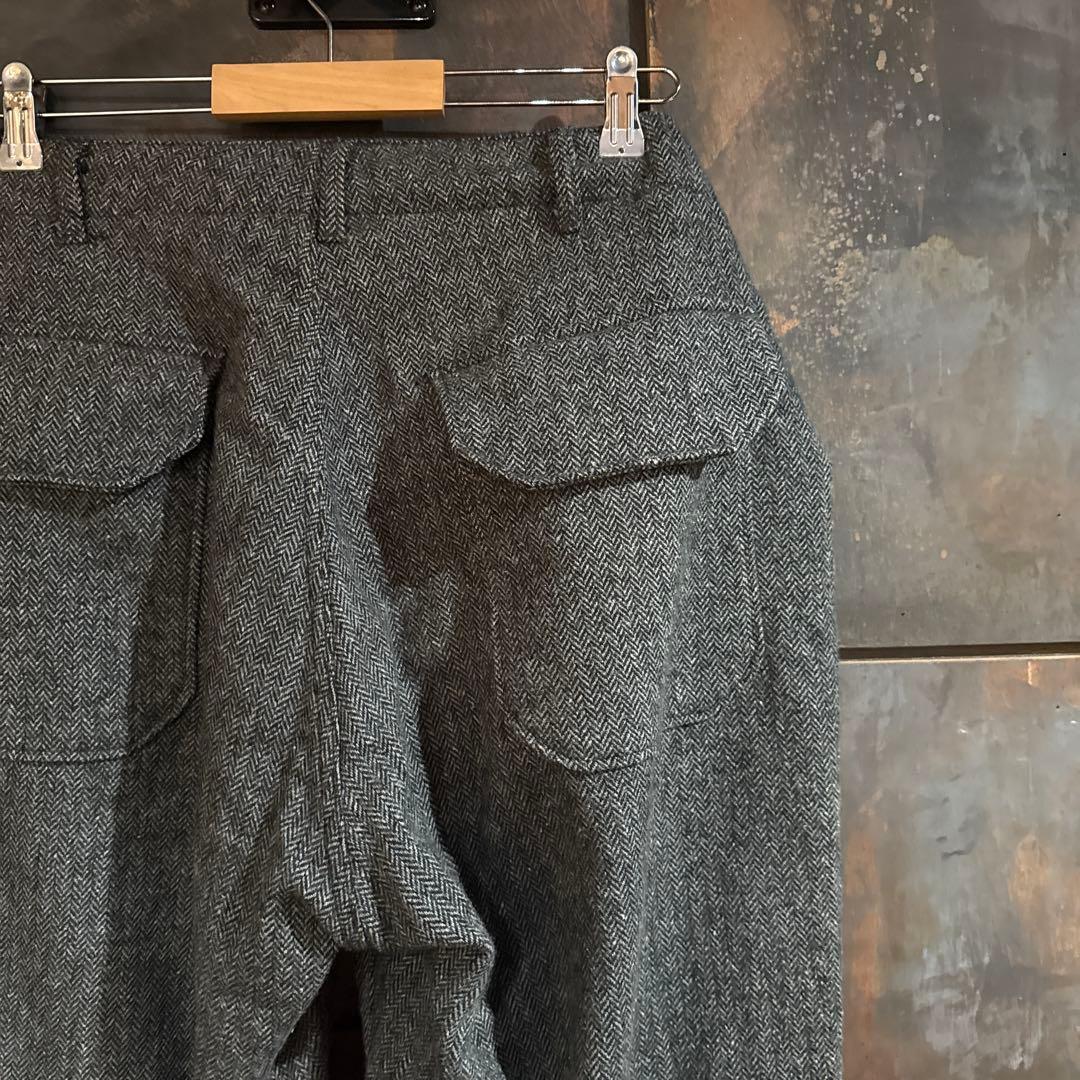 エンジニアドガーメンツ　ヘリンボーン　ウール　カーゴパンツ