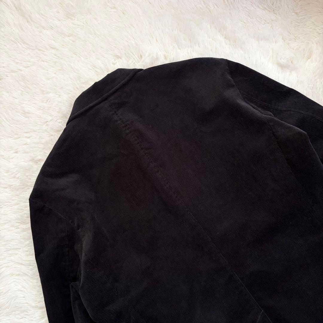 【近年モデル】タケオキクチ テーラードジャケット コーデュロイ ストレッチ 黒