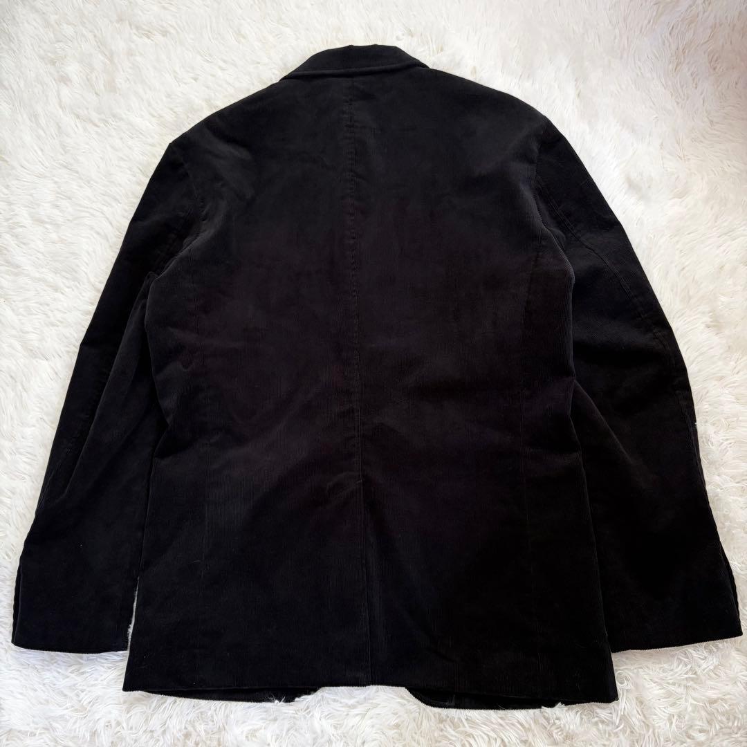 【近年モデル】タケオキクチ テーラードジャケット コーデュロイ ストレッチ 黒