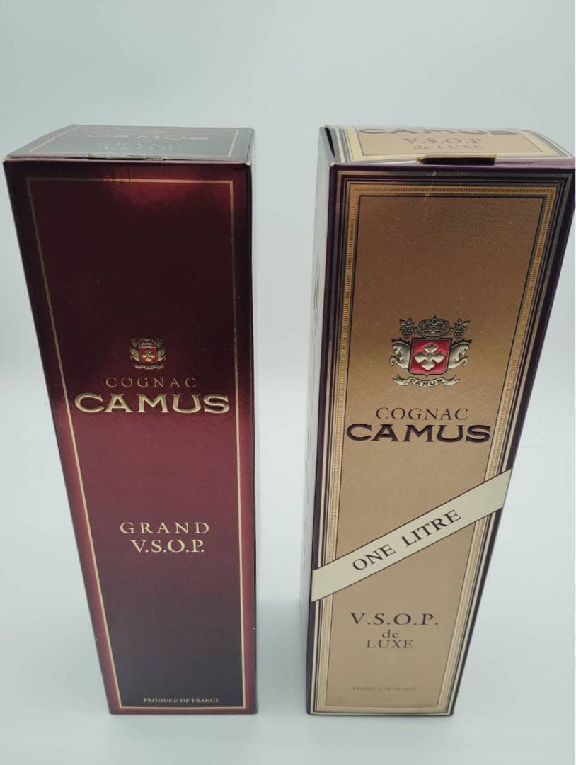 セット カミュ グランド VSOP デラックス コニャック 洋酒 箱入り 未開栓