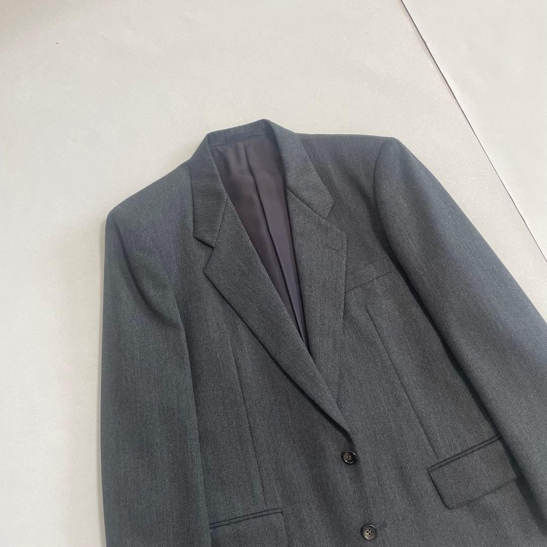 コムディギャルソンオム スーツ セットアップ グレーウール100％80s M相当