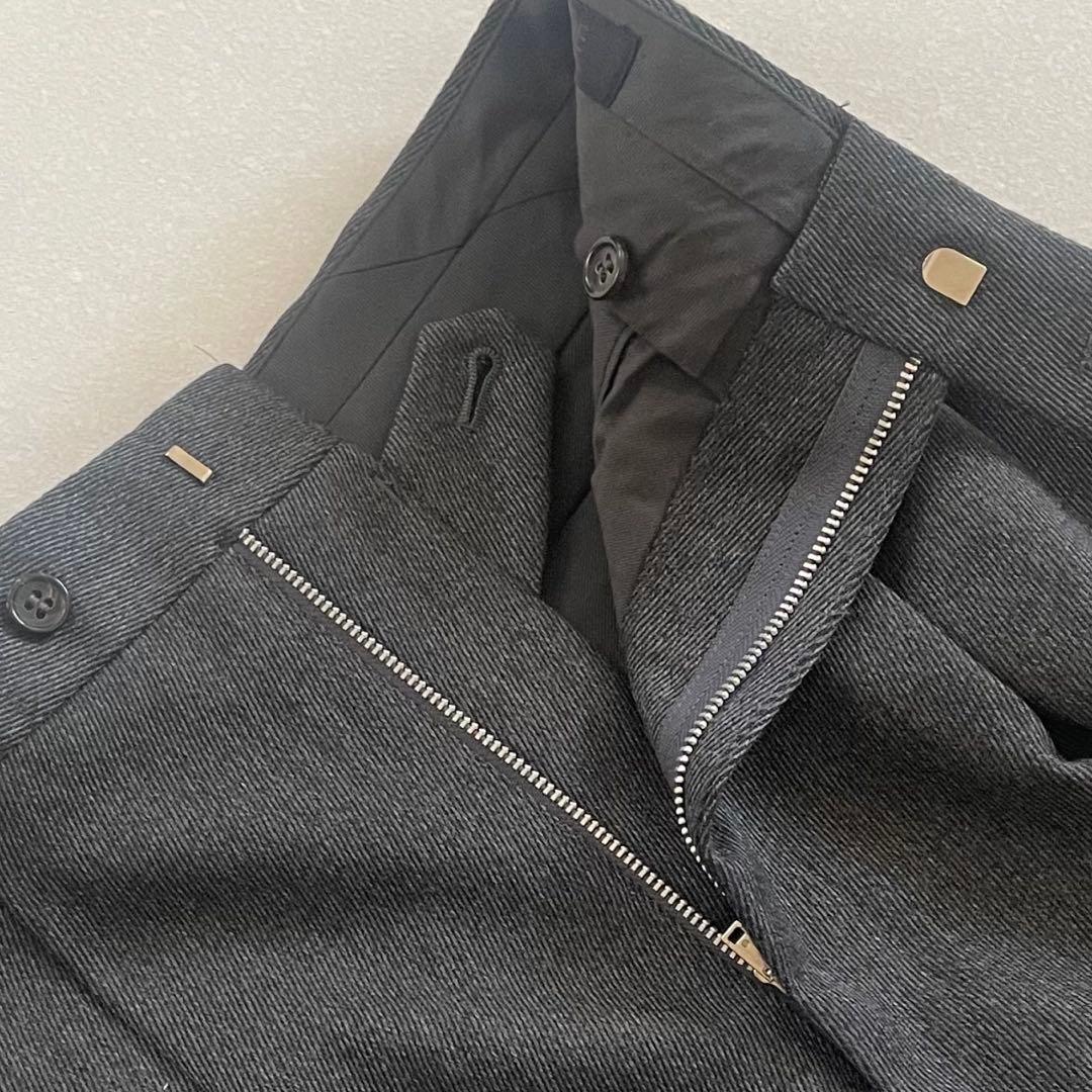 コムディギャルソンオム スーツ セットアップ グレーウール100％80s M相当