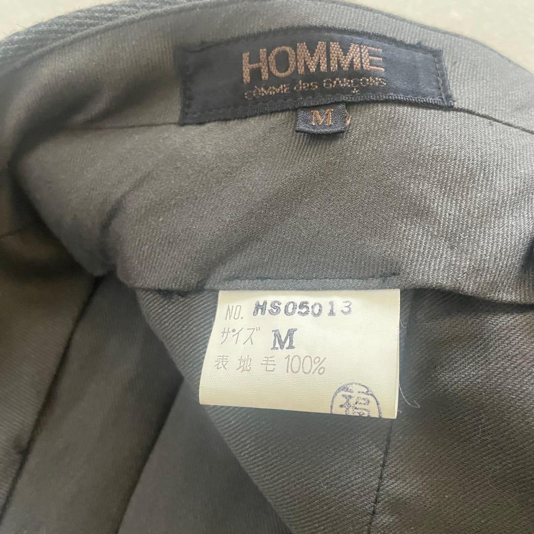コムディギャルソンオム スーツ セットアップ グレーウール100％80s M相当