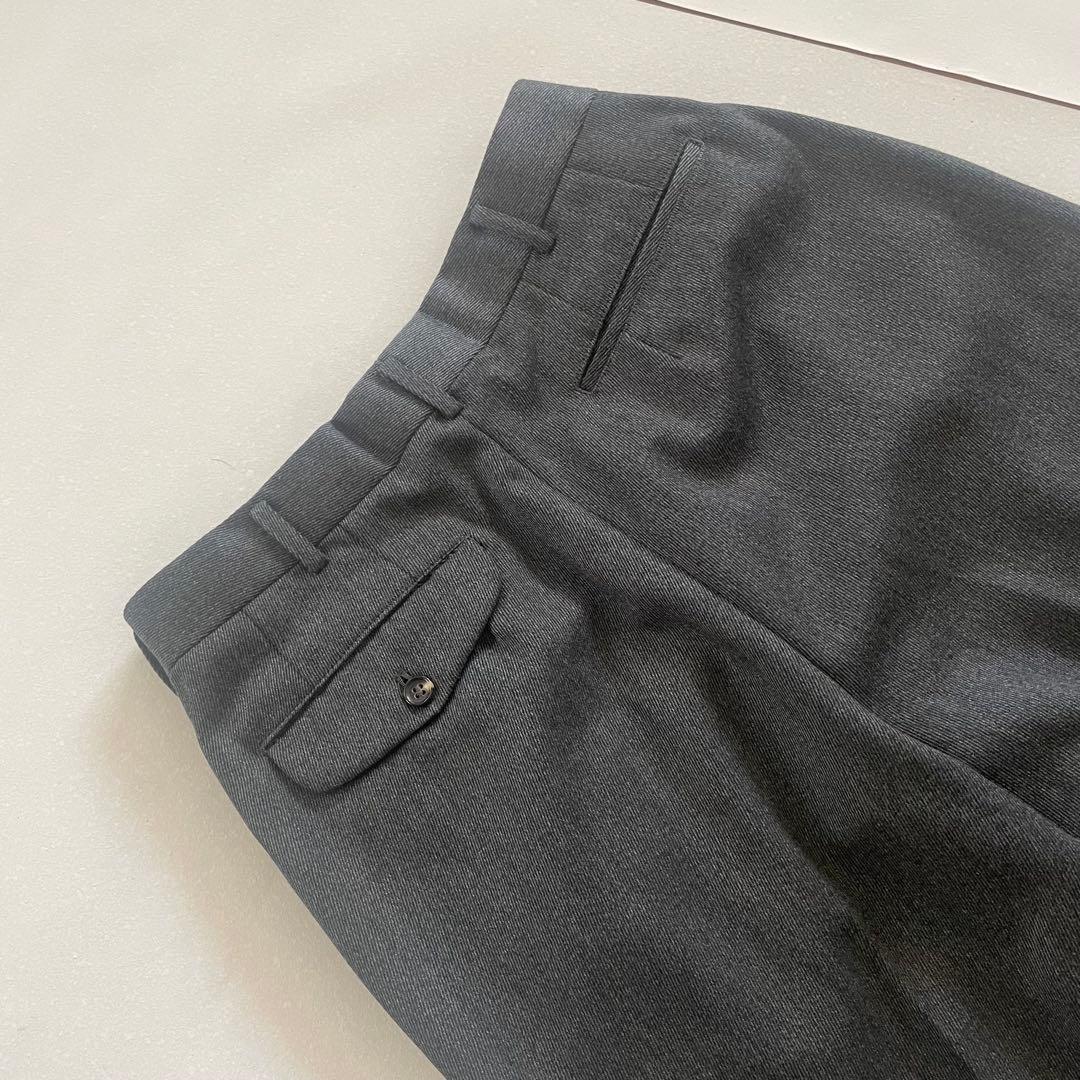 コムディギャルソンオム スーツ セットアップ グレーウール100％80s M相当