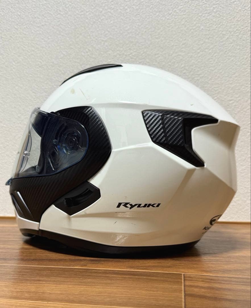【OGK Kabuto】【RYUKI】 フルフェイスヘルメット ホワイトM