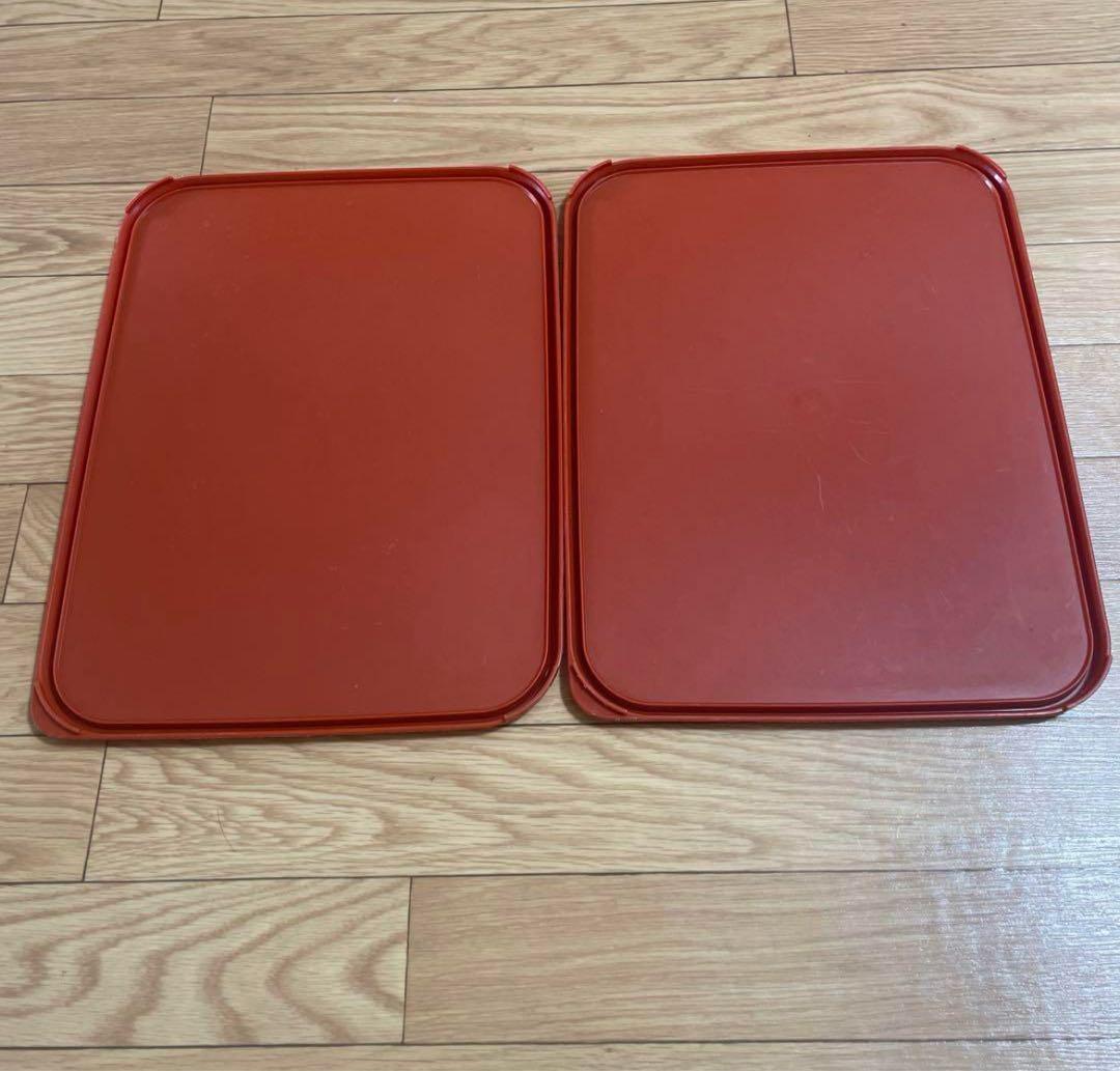 ★タッパーウェア❗️MMダブル.パプリカカラー（すのこ付き）.2個セット❗️