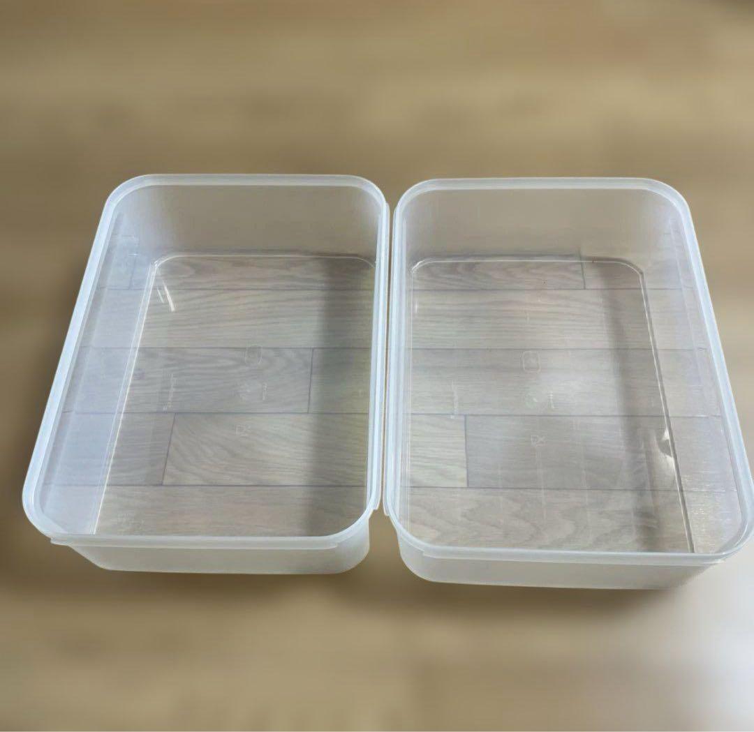 ★タッパーウェア❗️MMダブル.パプリカカラー（すのこ付き）.2個セット❗️