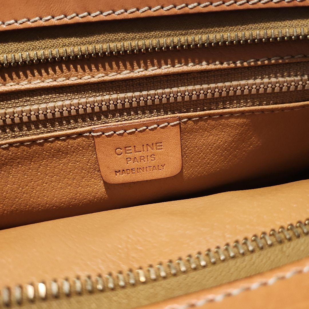 CELINE セリーヌ クラッチバック マカダムオールドセリーヌ ブラウン