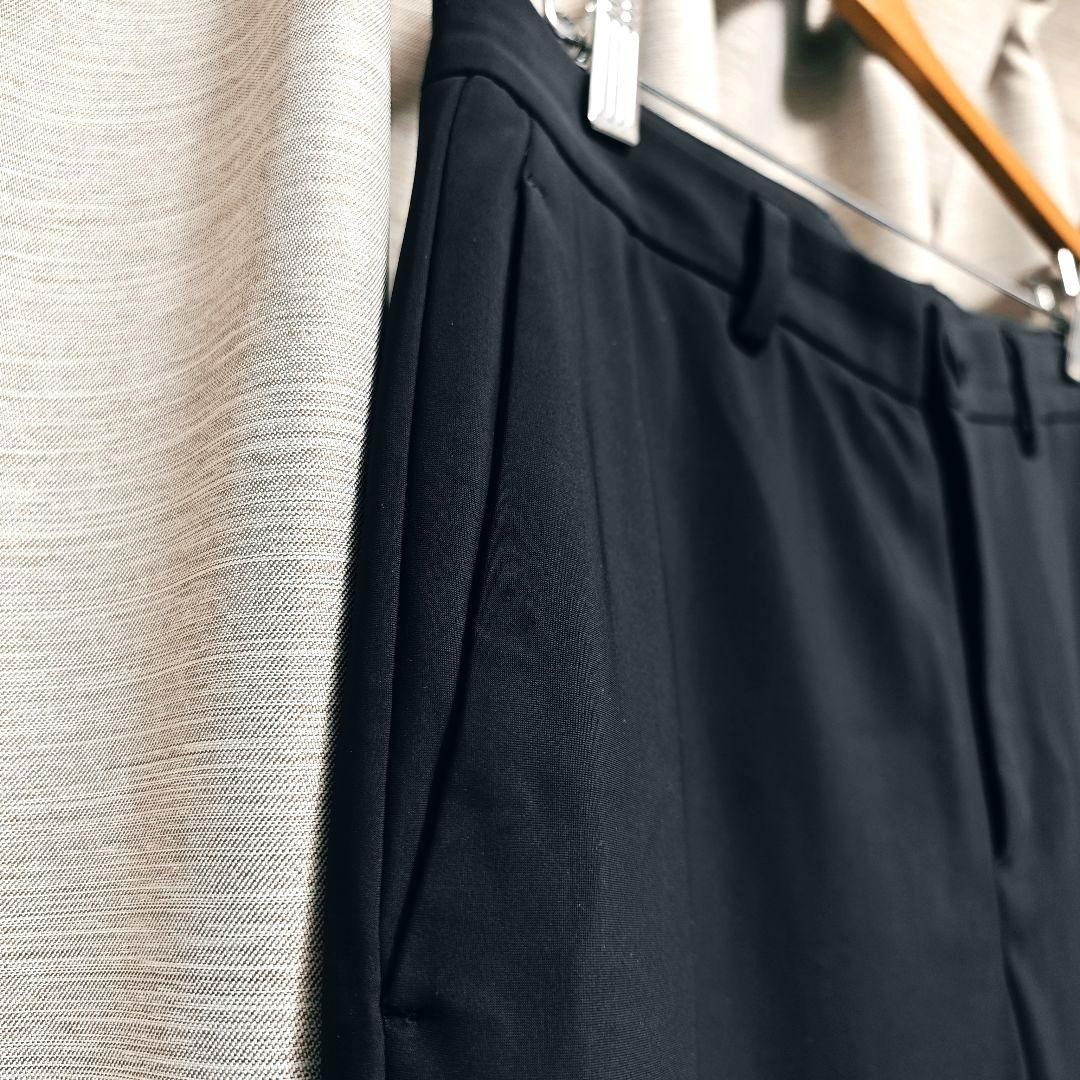 【美品：Theory】高機能ジャージー スラックス「M：ブラック」