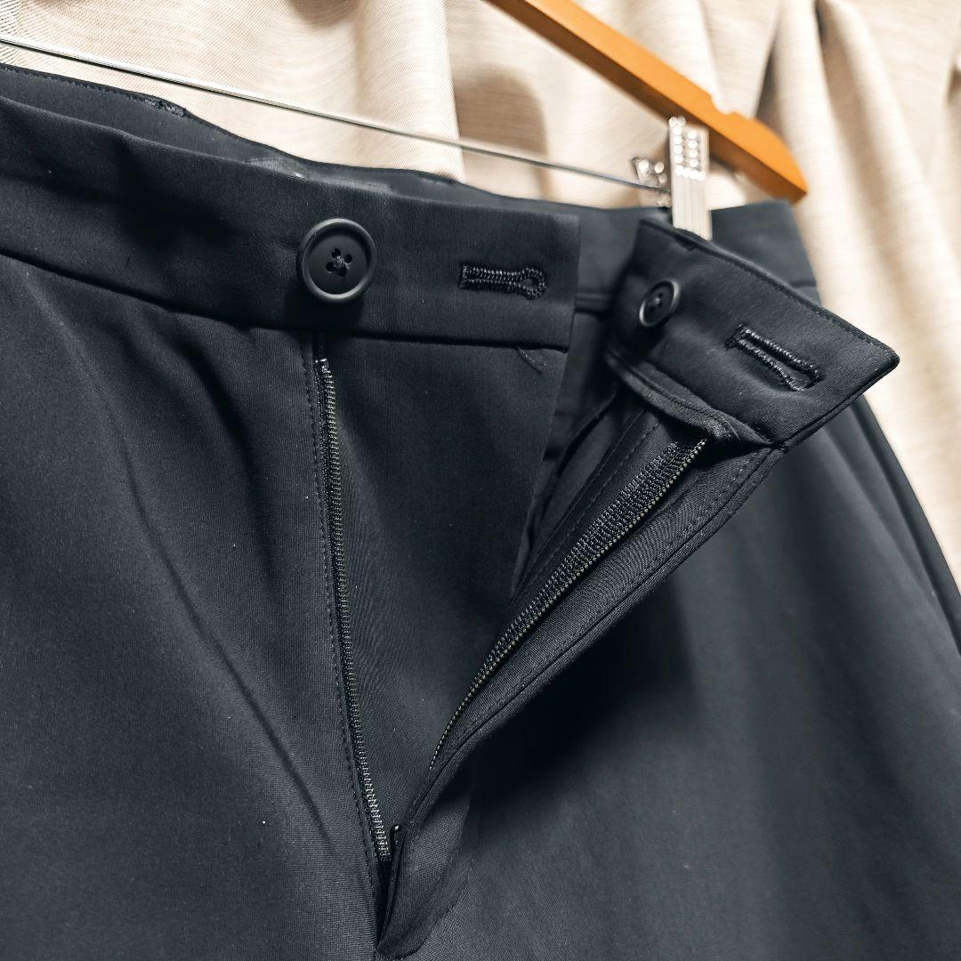 【美品：Theory】高機能ジャージー スラックス「M：ブラック」