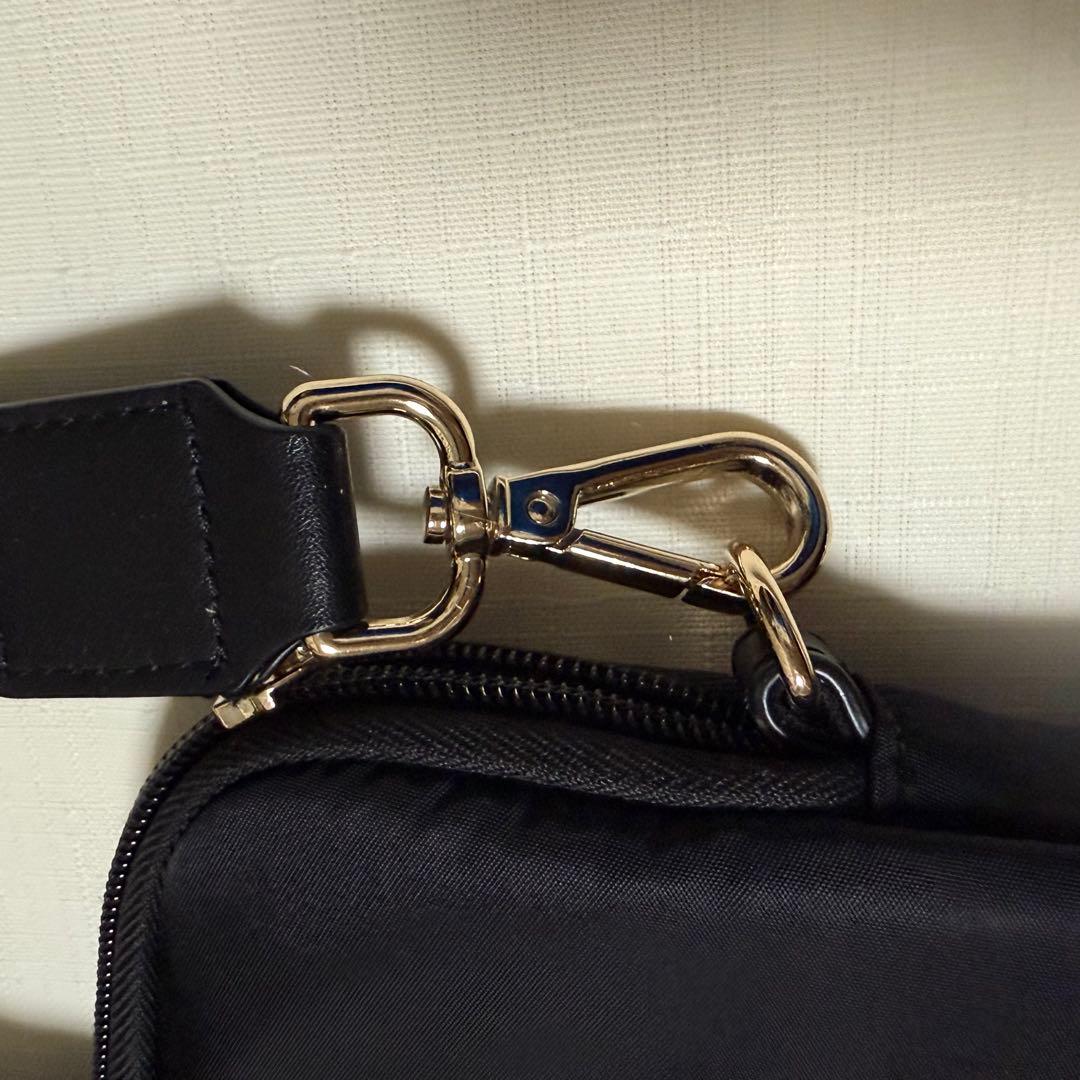 tooca トッカ　リボン　PCトートバッグ　PCケース　黒