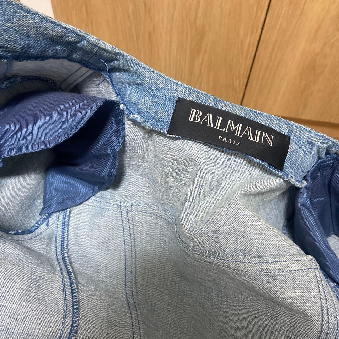 Y◆BALMAIN デニムジャケット ショート