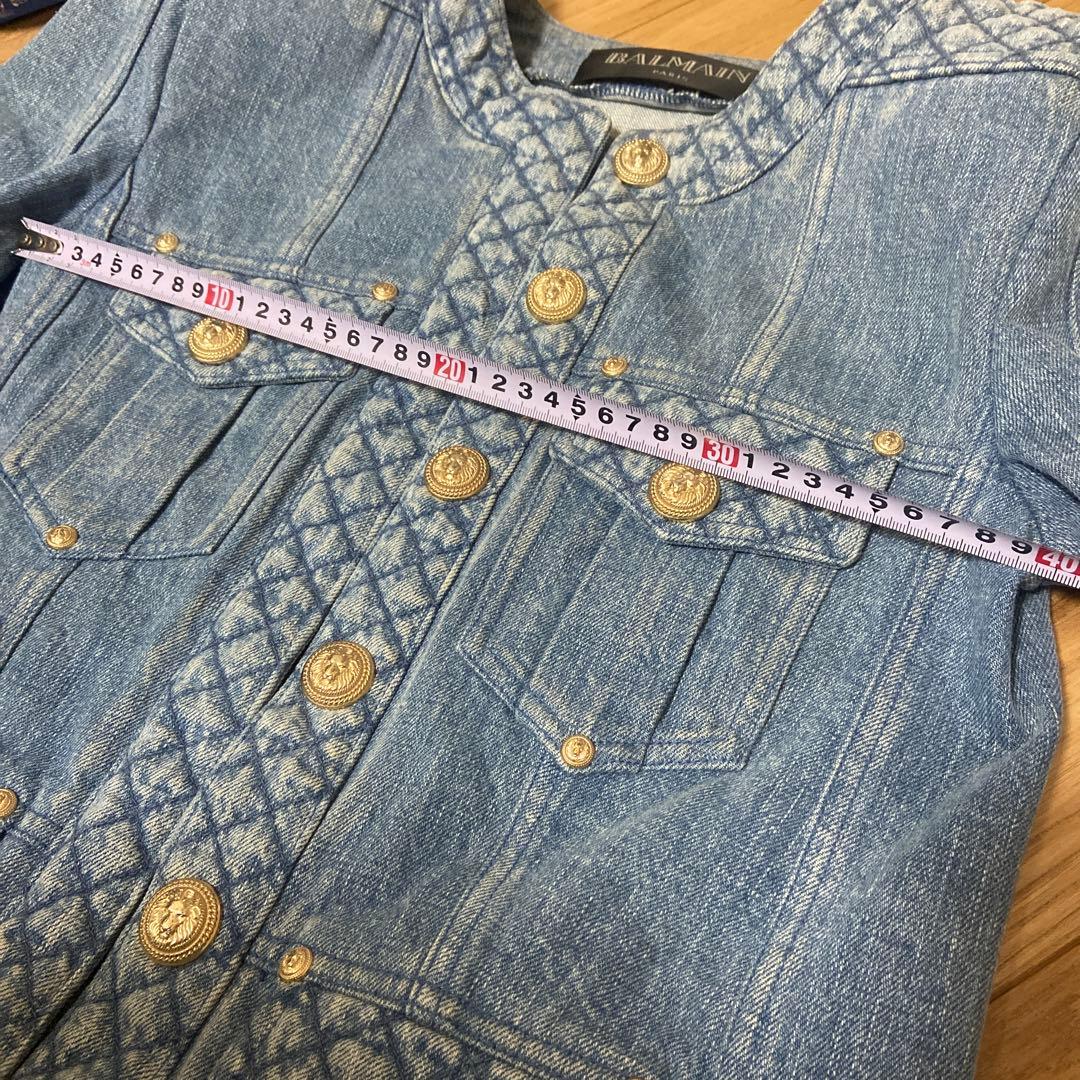 Y◆BALMAIN デニムジャケット ショート