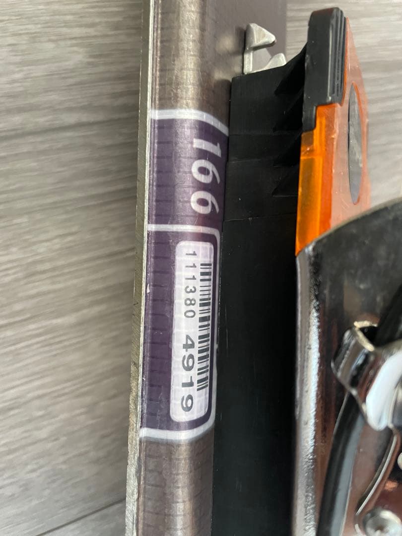 J*E様 Salomon FOIL166cmテレマークビンディング　シール付きス