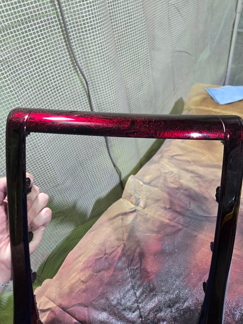 20ヴェルファイア、アルファードセンターパネル　ラップ塗装赤　塗装後未使用