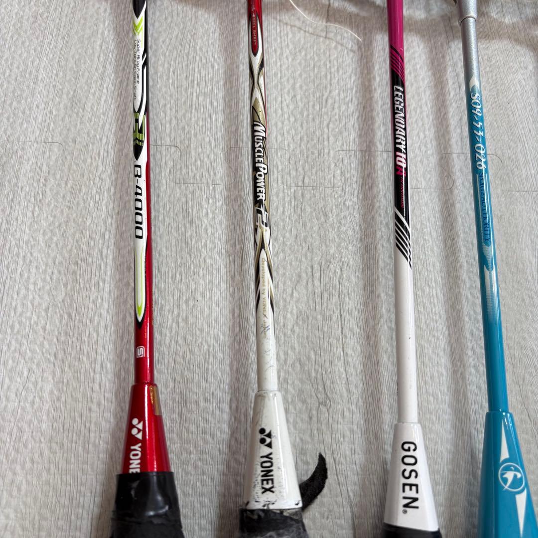 ヨネックス　ゴーセン　バトミントン　ラケット　11本セット