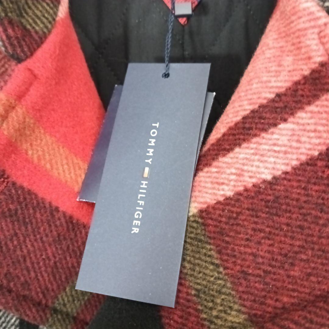 【新品タグ付き】トミーヒルフィガー　カシミヤ混　メルトン　Pコート　肉厚　ML