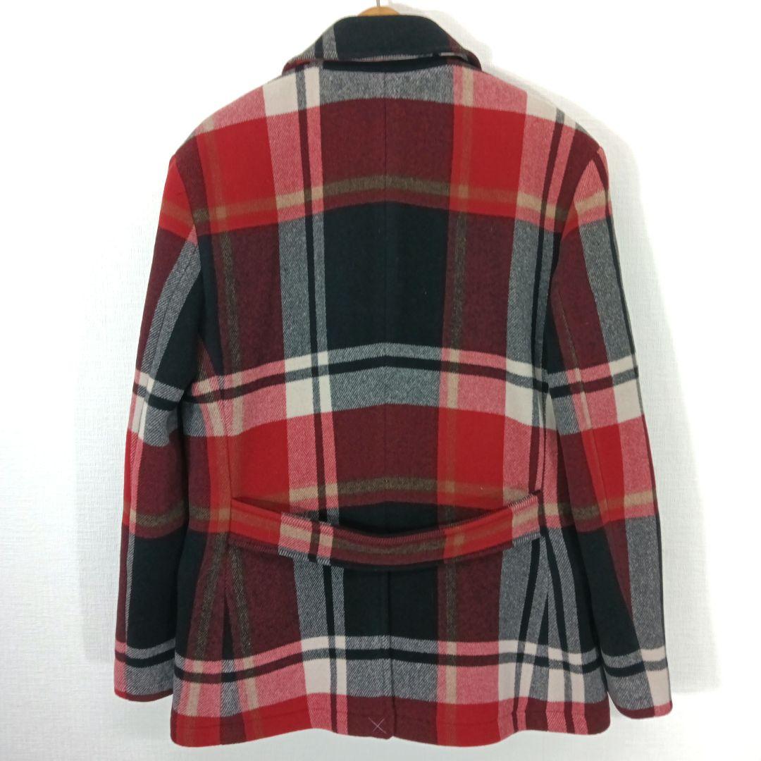 【新品タグ付き】トミーヒルフィガー　カシミヤ混　メルトン　Pコート　肉厚　ML