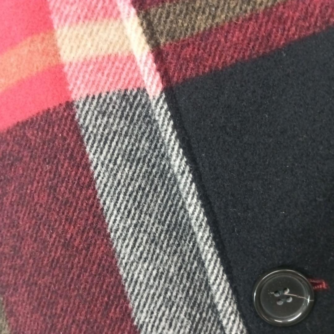 【新品タグ付き】トミーヒルフィガー　カシミヤ混　メルトン　Pコート　肉厚　ML