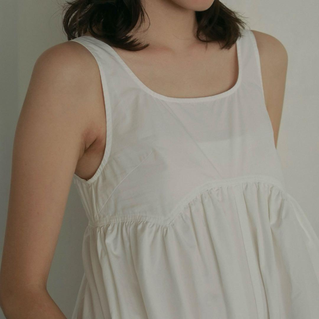 サロペット・オーバーオール・オールインワン Cotton Gather Combinaison anuke