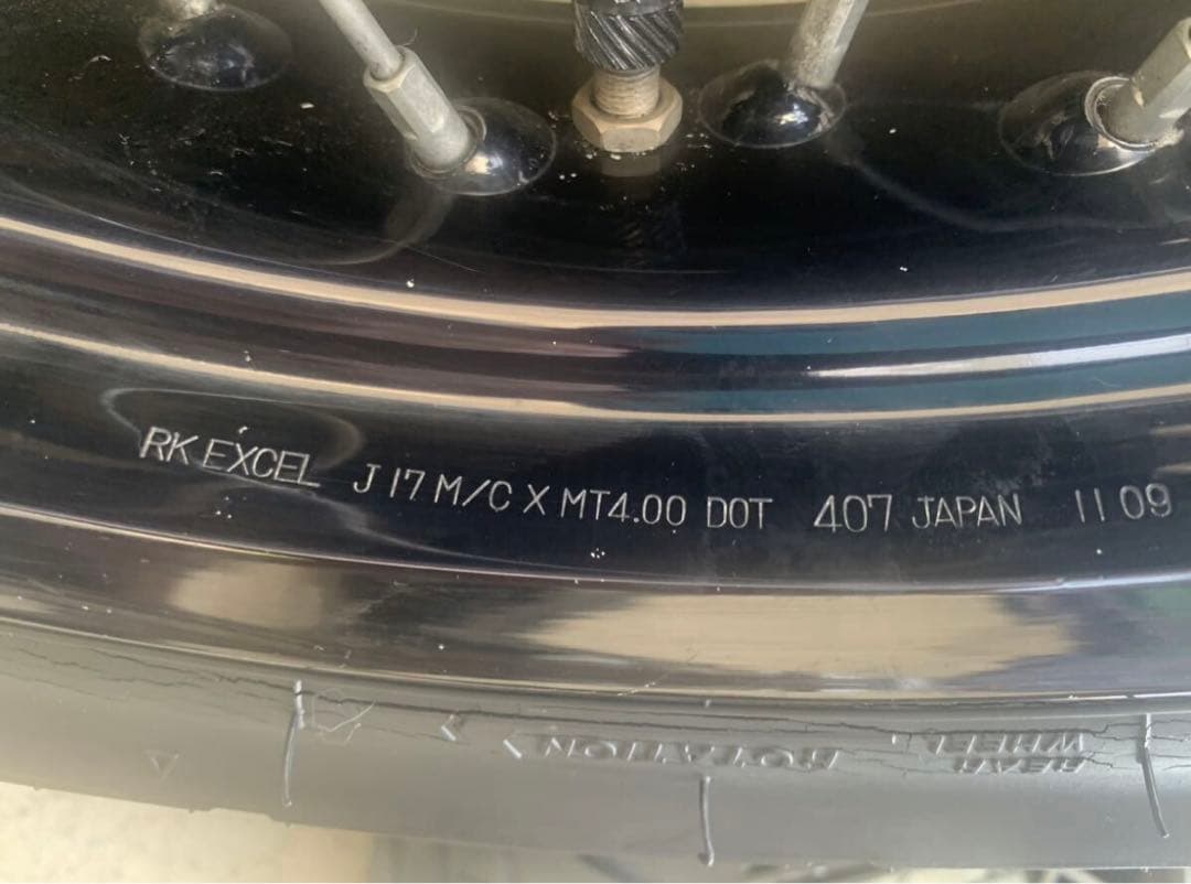 【レア】SR400 EXCEL 17インチ ホイール