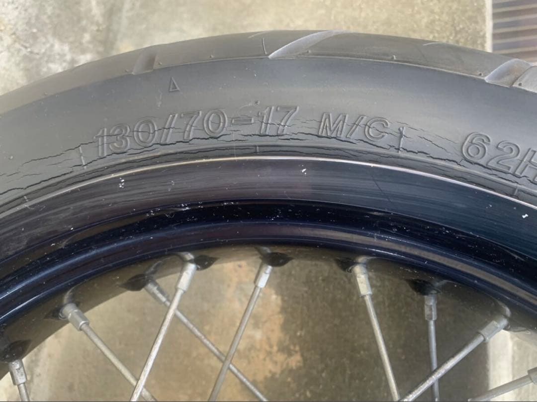 【レア】SR400 EXCEL 17インチ ホイール