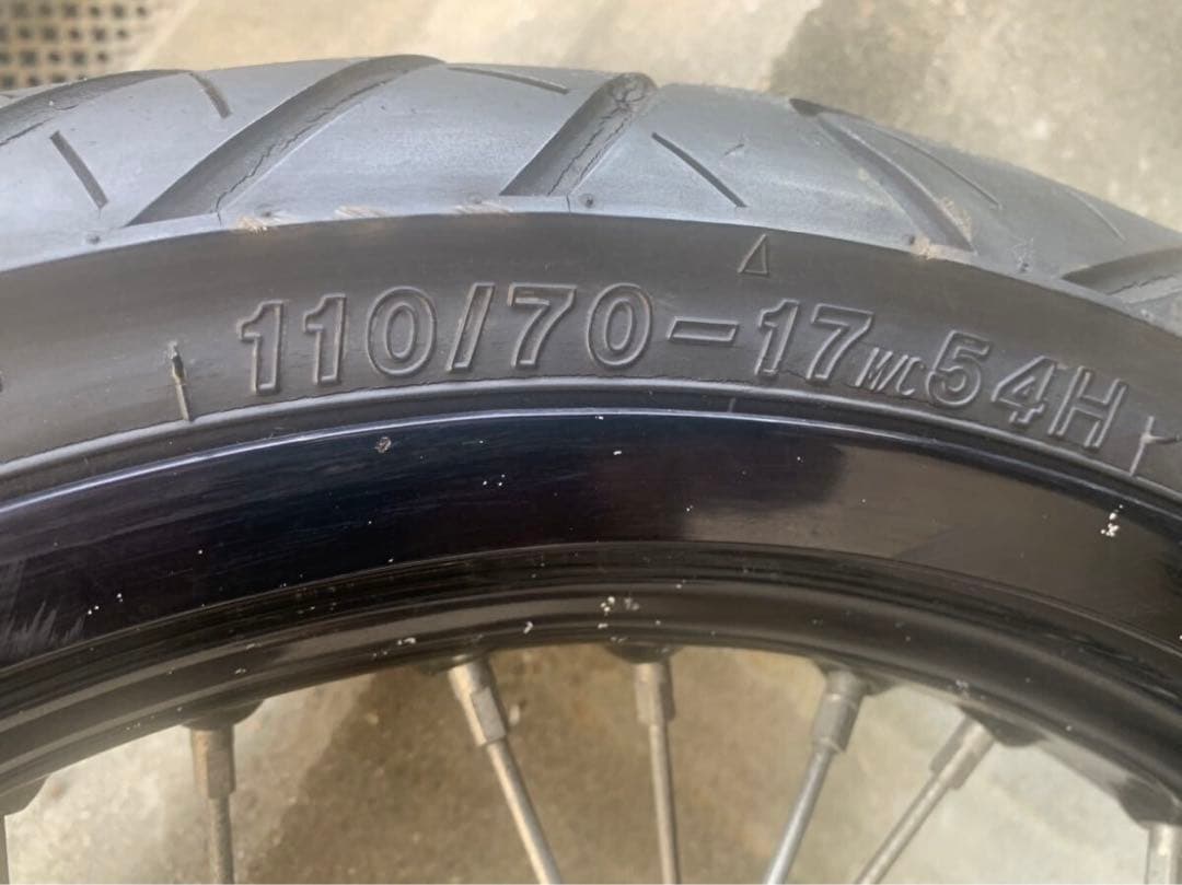 【レア】SR400 EXCEL 17インチ ホイール