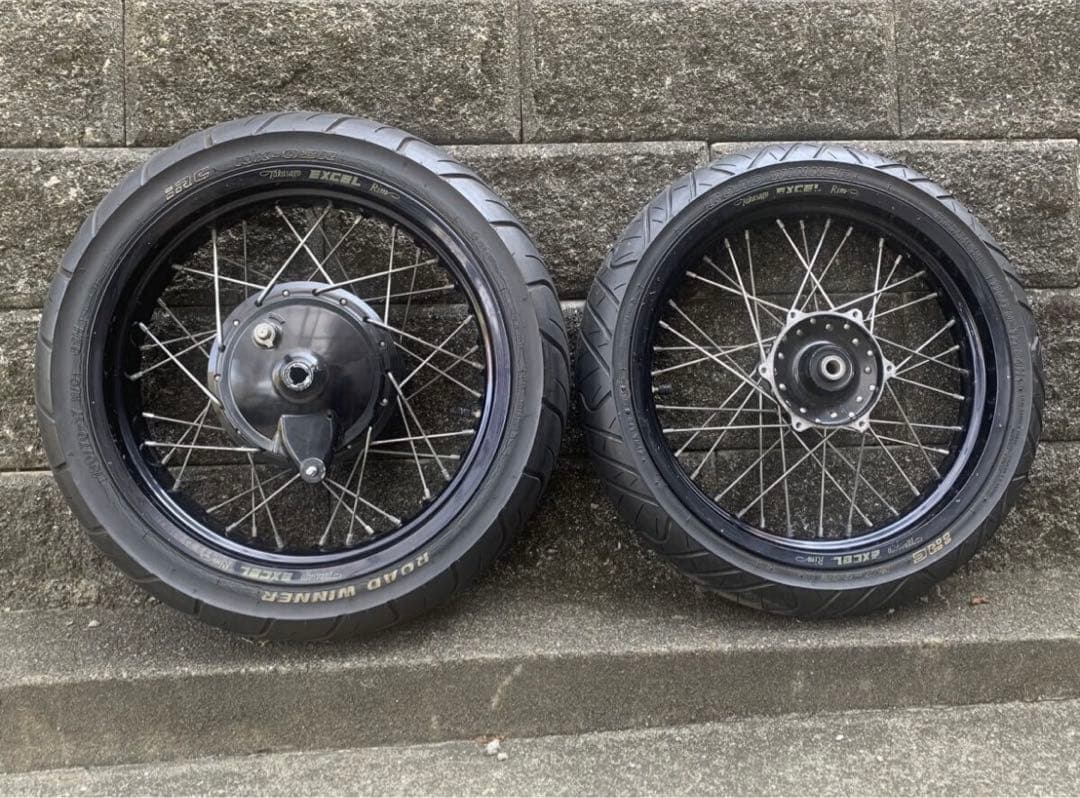 【レア】SR400 EXCEL 17インチ ホイール