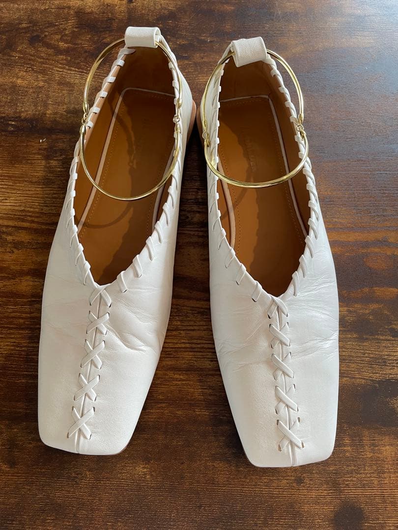 最終値下げ！JIL SANDER ジルサンダー アンクレット バレリーナシューズ