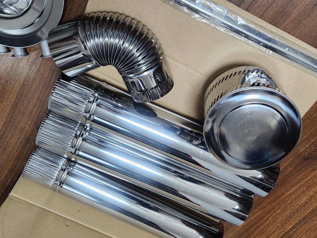 新品　ホンマ製作所　ステンレスストーブコンロセット APS-48DX　薪ストーブ