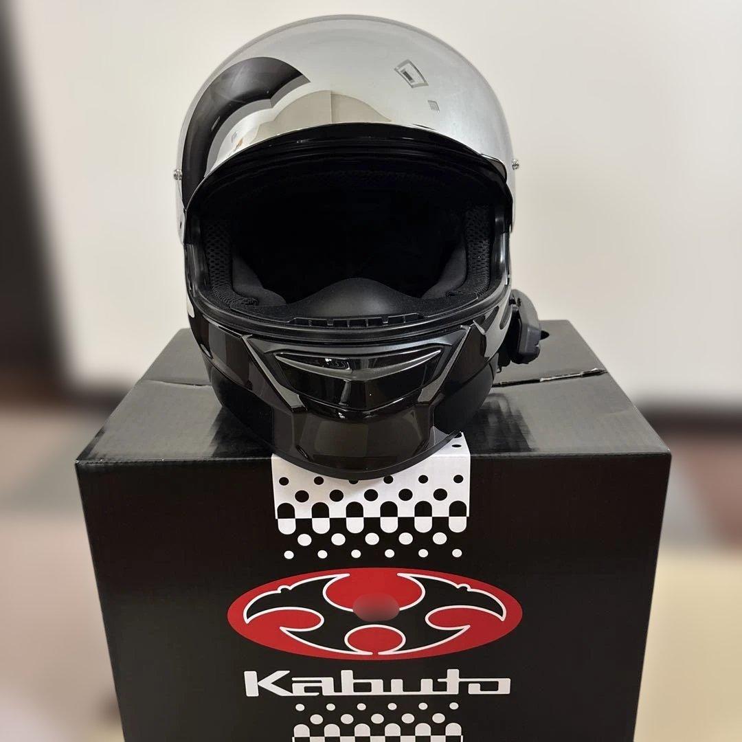 Kabuto SHUMI フルフェイスヘルメット シルバー・ブラック