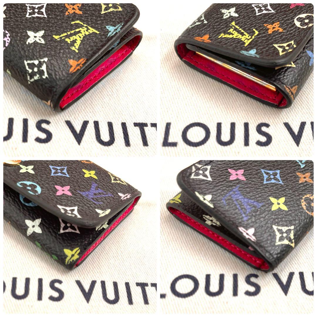 <良品>ルイヴィトン 　モノグラム　マルチカラー　キーケース　　4連 　863