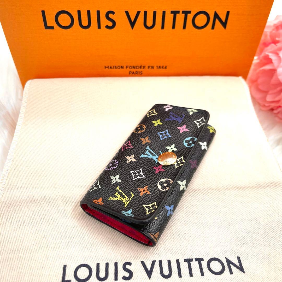<良品>ルイヴィトン 　モノグラム　マルチカラー　キーケース　　4連 　863