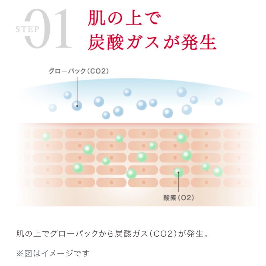 エニシーグロウパック　１０回分　炭酸ガスパック　フェイスパック　自宅エステ
