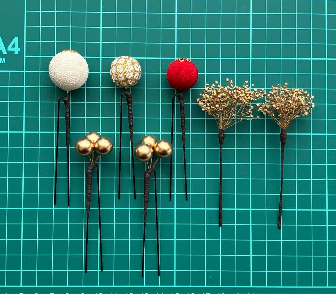 つまみ細工髪飾り つまみ細工 髪飾り 成人式 卒業式 七五三