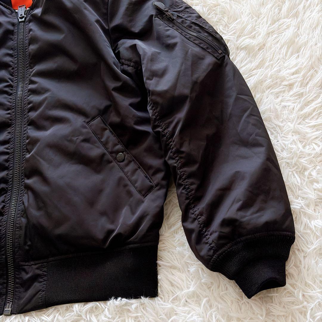 復刻モデル✨XLサイズ AVIREX MA-1 フライトジャケット 中綿入り 黒