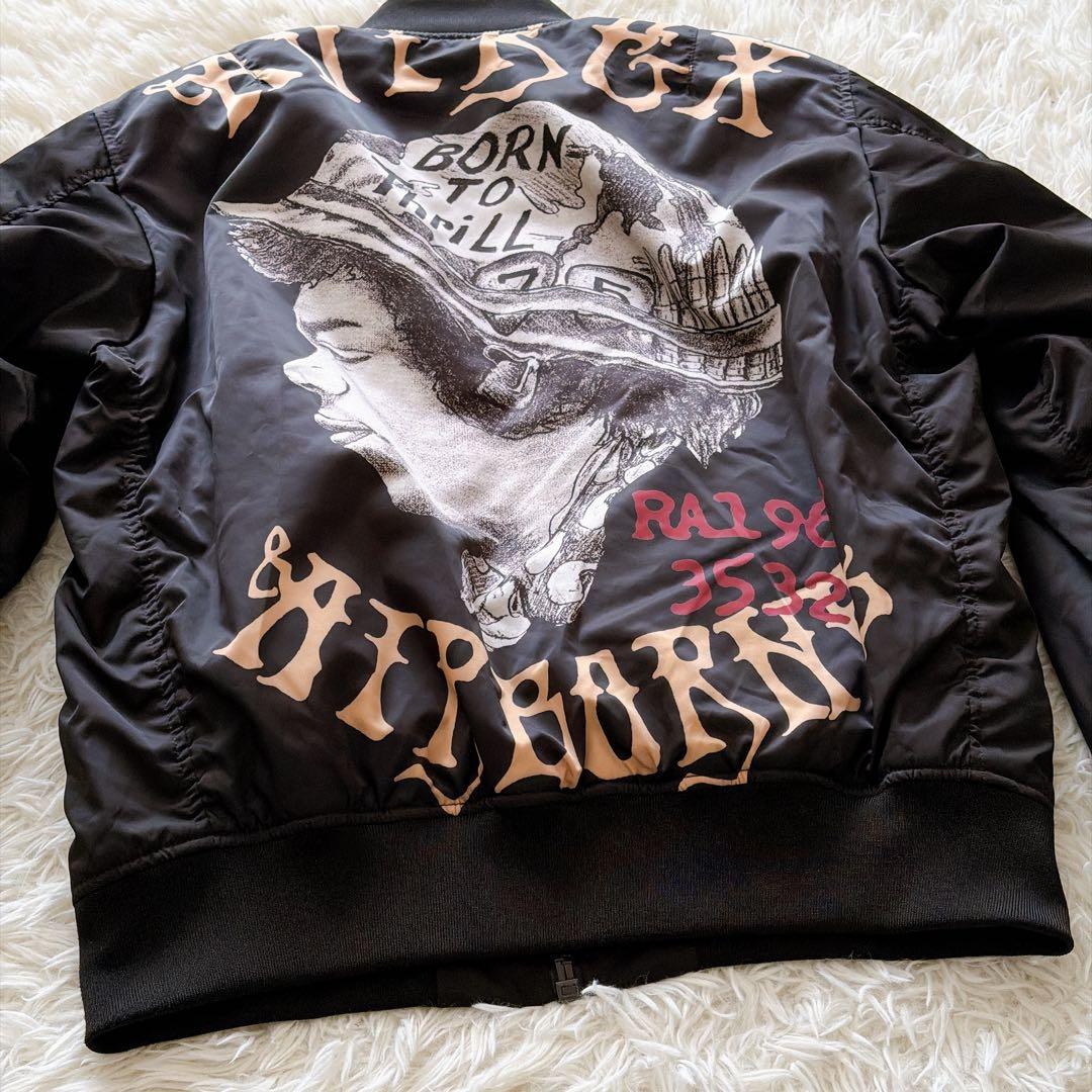 復刻モデル✨XLサイズ AVIREX MA-1 フライトジャケット 中綿入り 黒