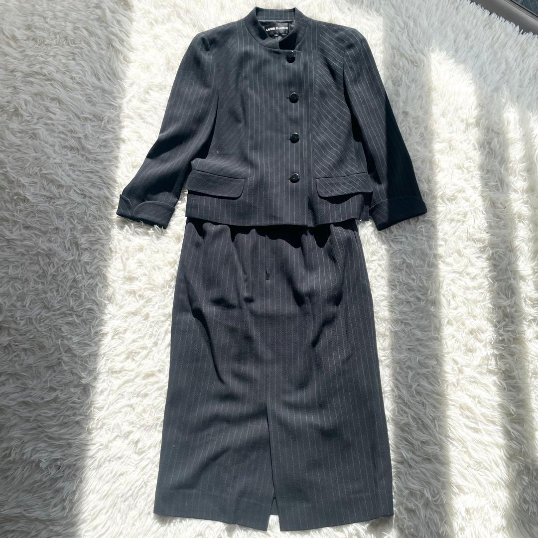 【新品タグ付】定価10万 ラピーヌブランシュ スーツ セットアップ L 11号