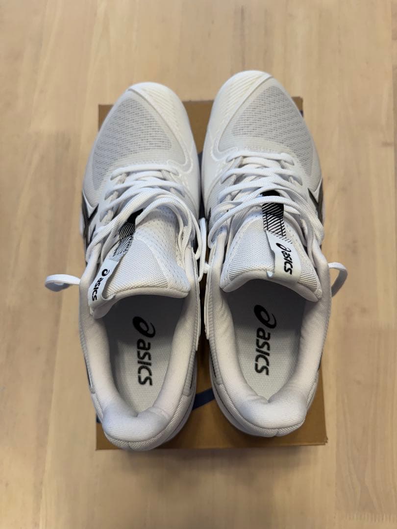 ASICS テニスシューズ ホワイト