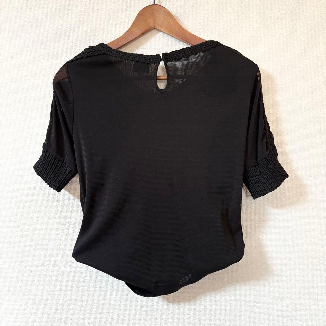 ジャンポール・ゴルチエ パワーネット トップス 黒 40 セットプルミエ別注