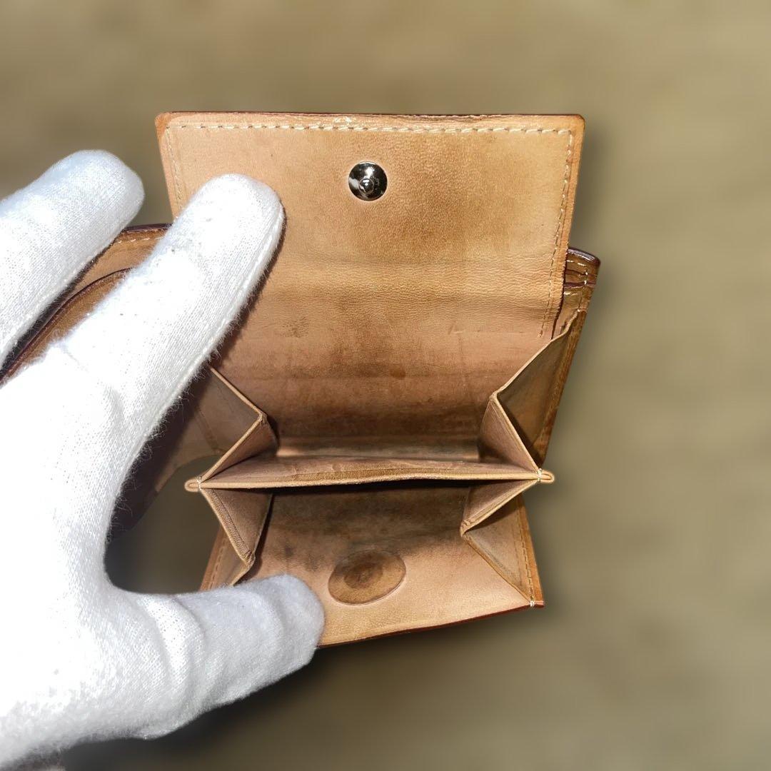 【美品】 GANZO ブラック 二つ折り財布 箱・保証書付き ガンゾ コードバン