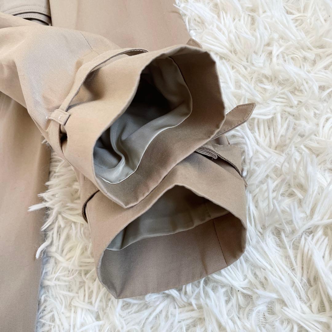 新品未使用　バーバリー　トレンチコート　チェック　2way　ハニーベージュ　S